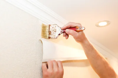 Pose de papier peint à Solignac-sous-Roche — revêtements muraux et toiles de verre